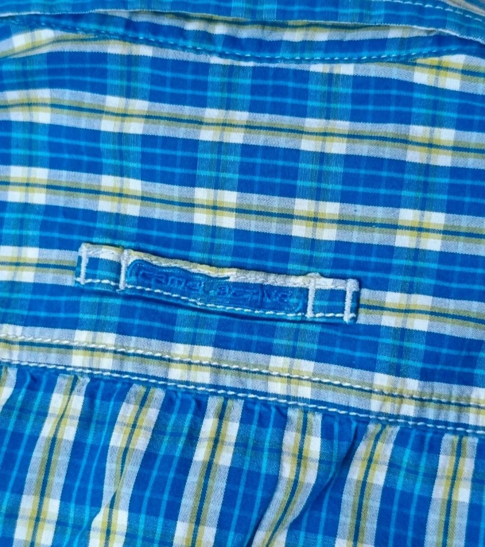 Camel Active men's short Sleeve Blue/white 100% cotton Size L – photo 6